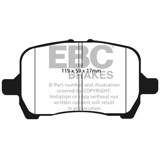 EBC Greenstuff 2000 Series Sport Brake Pads (DP-3