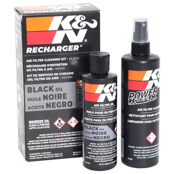 K and N Filter Care Service Kit-Squeeze Black (9-3