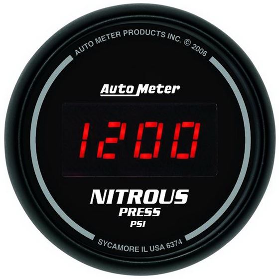AutoMeter Z Series 52mm Digital 0-1600 PSI Nitrous