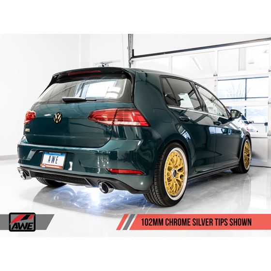 AWE Track Edition Exhaust for VW MK7.5 GTI - Chrom