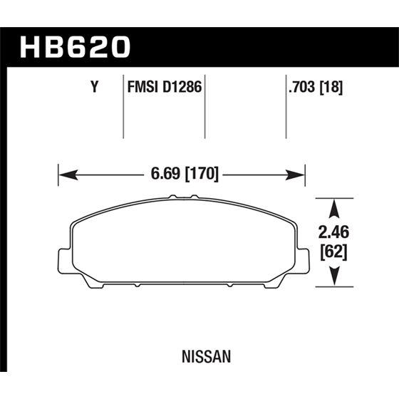 Hawk Performance LTS Brake Pads (HB620Y.703)