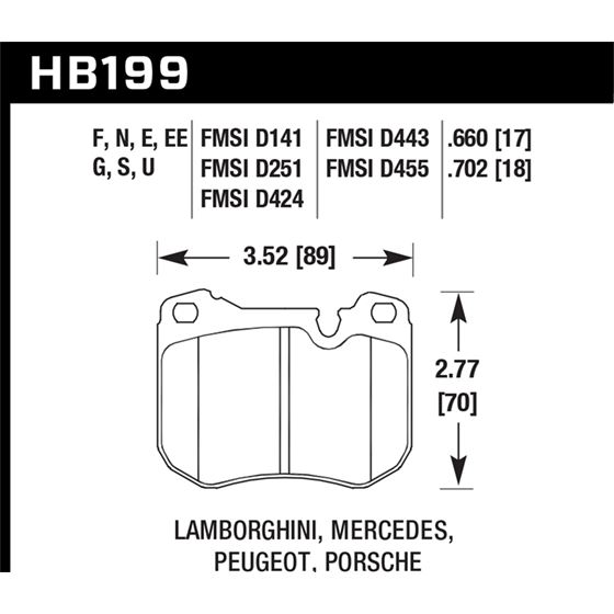 Hawk Performance DTC-80 Brake Pads (HB199Q.702)