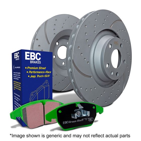 EBC S3 Kits Greenstuff 6000 and GD Rotors (S3KF-3