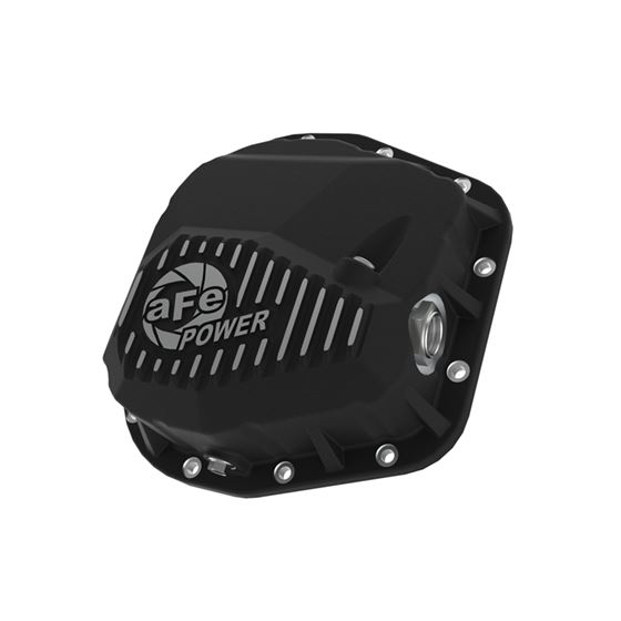 aFe Rear Differential Cover Black w/ Machined Fins