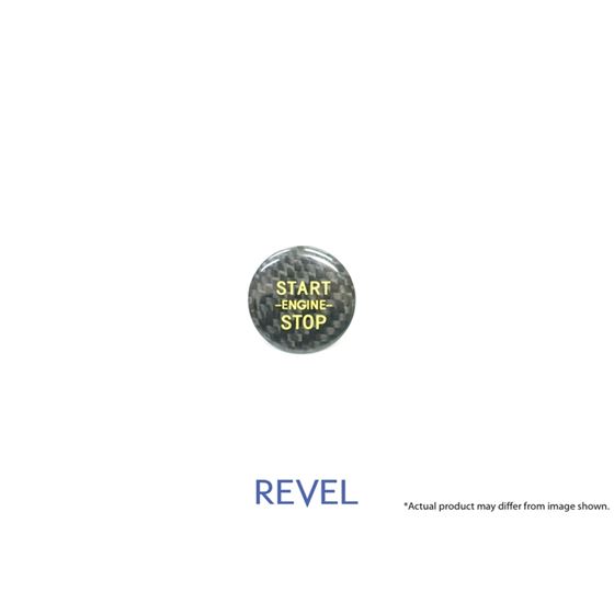 Revel GT Dry Carbon Engine Start Button Cover BLAC