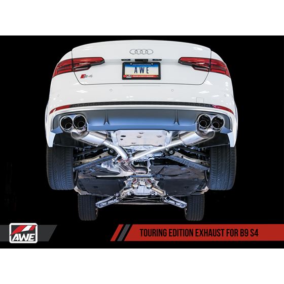 AWE Touring Edition Exhaust for Audi B9 S4 - Di-3