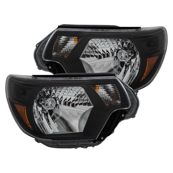 ANZO 2012-2015 Toyota Tacoma Crystal Headlights Bl