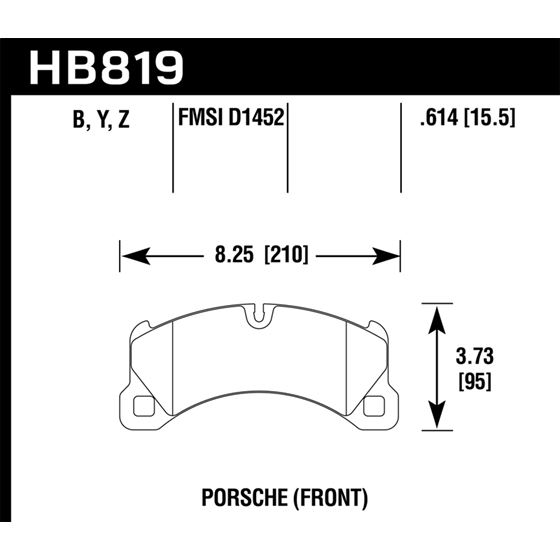 Hawk Performance LTS Brake Pads (HB819Y.614)