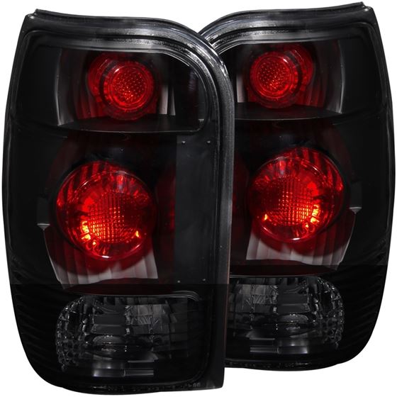 ANZO 1998-2001 Ford Explorer Taillights Dark Smoke