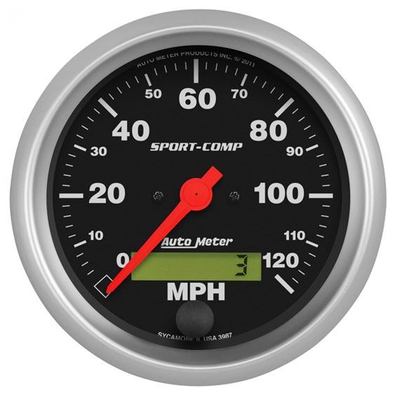 AutoMeter Sport-Comp 3-3/8 inch 120 MPH Electronic