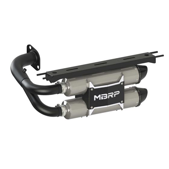 MBRP Honda Stacked Dual Slip-on Mufflers (AT-9110P