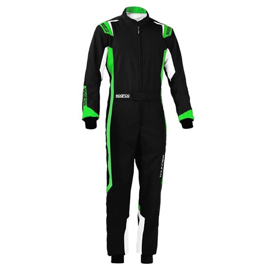 Sparco Suit Thunder Youth 120 Black/Green (002342N