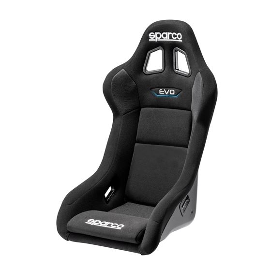 Sparco EVO QRT Racing Seats, Black/Black Cloth wit