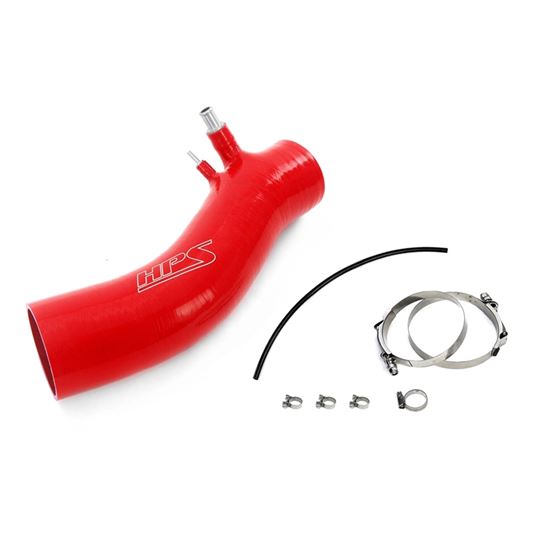 HPS Red Silicone Air Intake Hose Kit for 2010-2022
