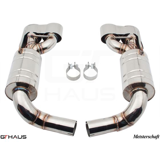 GTHAUS GT Racing Exhaust- Stainless- ME0431217