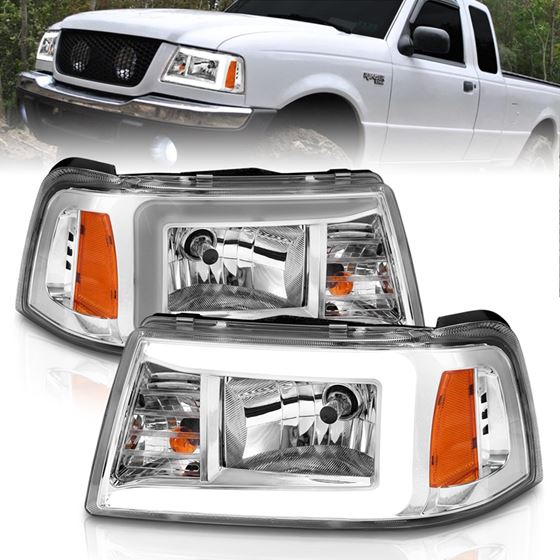 Anzo Crystal Headlight Set for 2001 Ford F-100 Ran