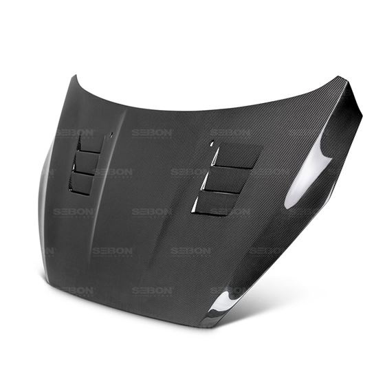 TS-style carbon fiber hood for 2015-2017 Ford Focus