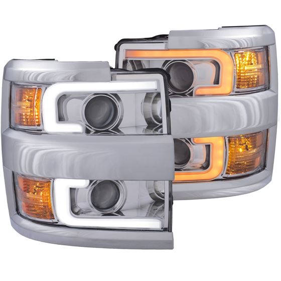 ANZO Projector Headlights 15-17 Chevrolet Silverad