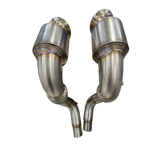 Active Autowerke S63 N63 Catted Downpipes V8 BMW X