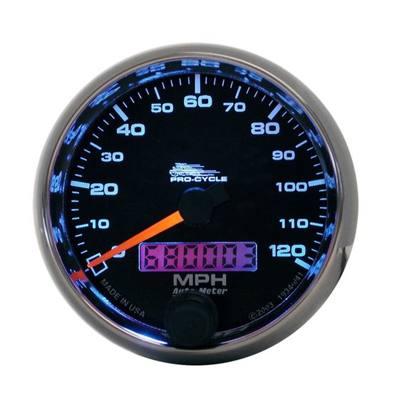 AutoMeter Pro-Cycle Gauge Speedo 2 5/8in 120 Mph E