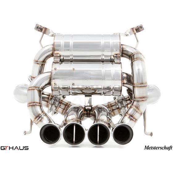 GTHAUS Super GT Racing Exhaust- Stainless- LA03114
