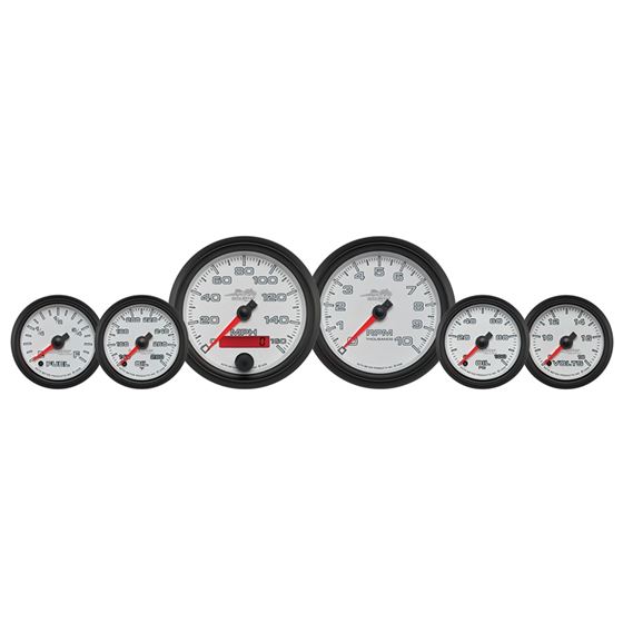 AutoMeter Pro-Cycle Gauge Kit 6 Pc. Kit 3 3/8in an