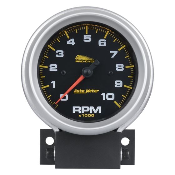 AutoMeter Pro-Cycle Gauge Tach 3 3/4in 10K Rpm 2 a