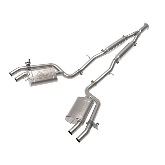 aFe Gemini XV 3in to Dual 2-1/2in Cat-Back Exhaust