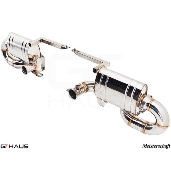 GTHAUS Super GT Racing Exhaust- Stainless- LA01214