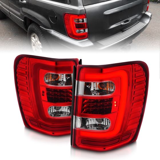 Anzo LED Tail Light Assembly for 1999-2004 Jeep Gr