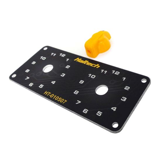 Haltech Dual Switch Panel Kit - includes Yellow kn
