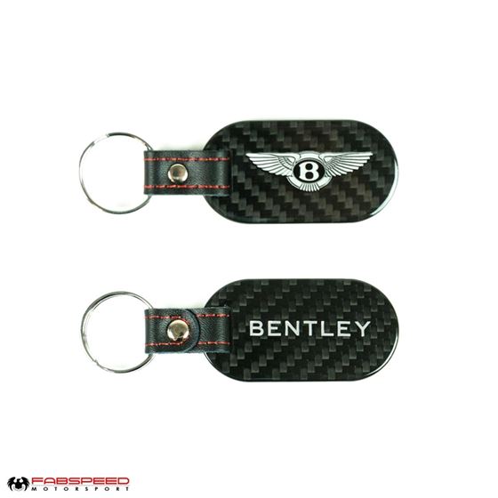 Fabspeed Bentley Crest and Script Carbon Fiber Key