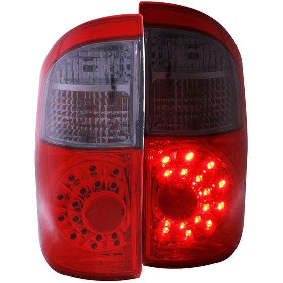ANZO 2004-2006 Toyota Tundra LED Taillights Red/Sm