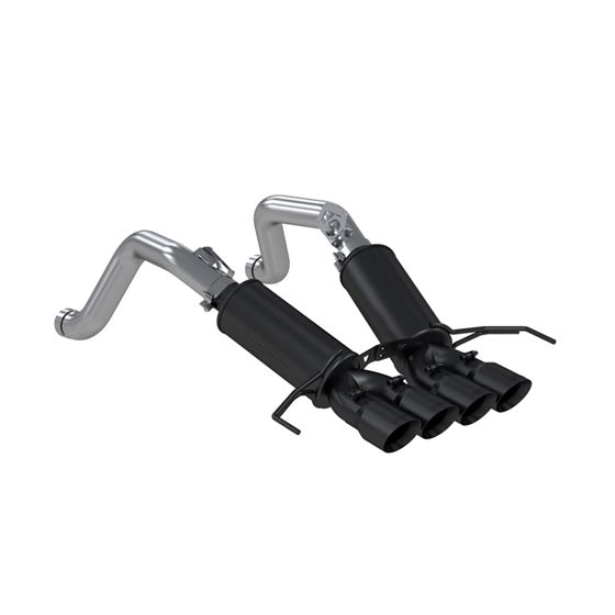 MBRP 3in. Dual Muffler Axle Back with Quad 4in. Du