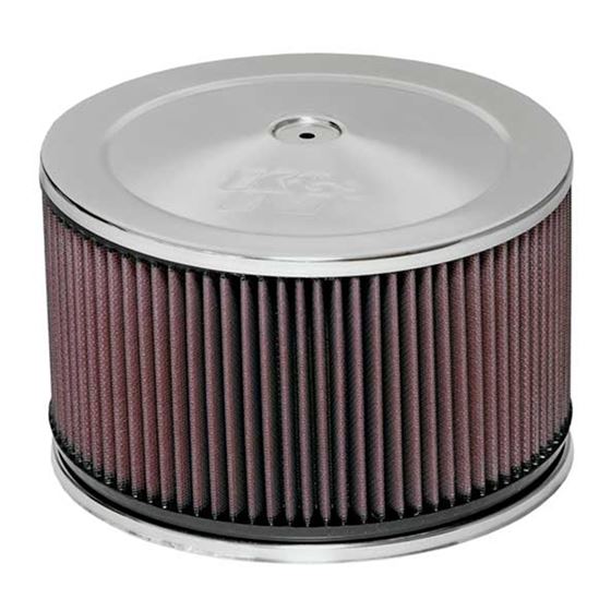 K and N Round Air Filter Assembly (60-1366)