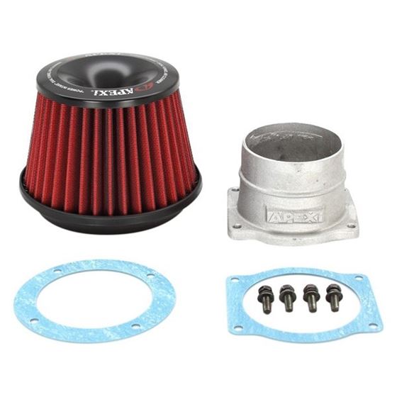 APEXi® 500-A029 - Power Round Straight Red Ai
