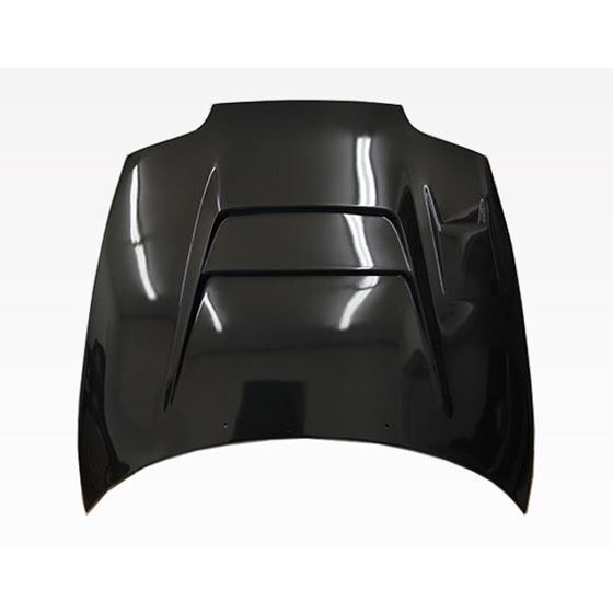 VIS Racing V Line Style Black Carbon Fiber Hood-3