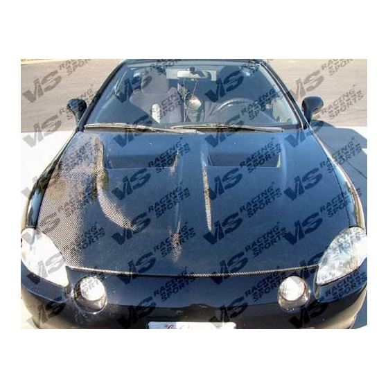 VIS Racing Xtreme GT Style Black Carbon Fiber Hood