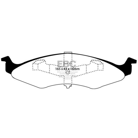 EBC Greenstuff 2000 Series Sport Brake Pads (DP-3