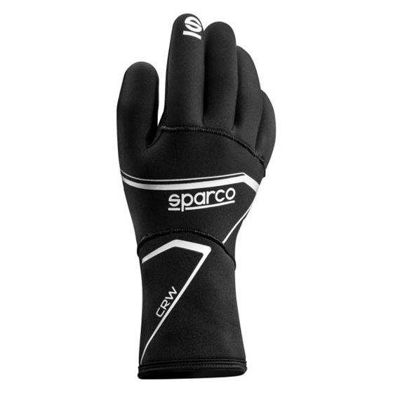 Sparco CRW New Series Black Kart Racing Gloves 2X-