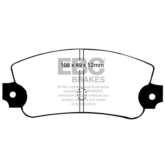 EBC Greenstuff 2000 Series Sport Brake Pads (DP-3