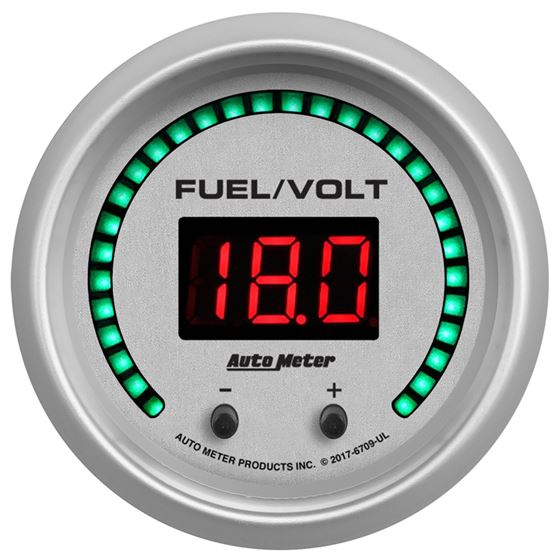 Autometer 52.4mm Switchable 0-100 Fuel Level/8-18V