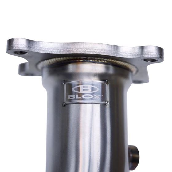 Blox Racing 3" Stainless Steel J-Pipe for 2-3