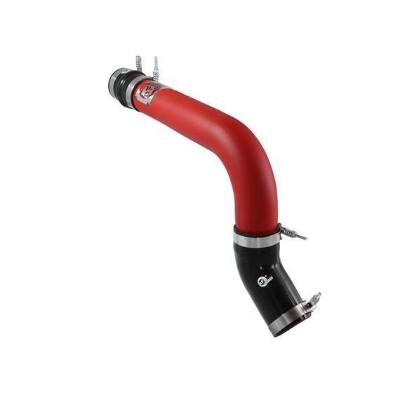 aFe BladeRunner 3 IN Aluminum Hot Charge Pipe Red