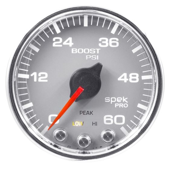 AutoMeter Spek-Pro Gauge Boost 2 1/16in 60psi Step