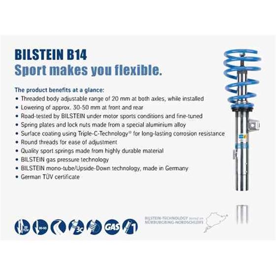 Bilstein B14 (PSS) - Suspension Kit (47-254152)