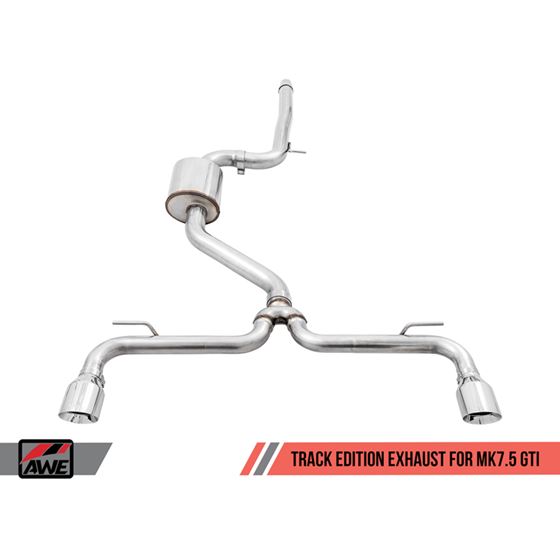 AWE Track Edition Exhaust for VW MK7.5 GTI - Ch-3