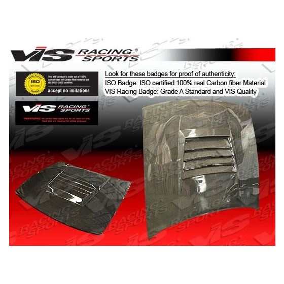 VIS Racing Drift Style Black Carbon Fiber Hood