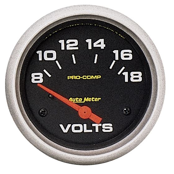 AutoMeter Pro Comp 8-18 Volts Short Sweep Electron