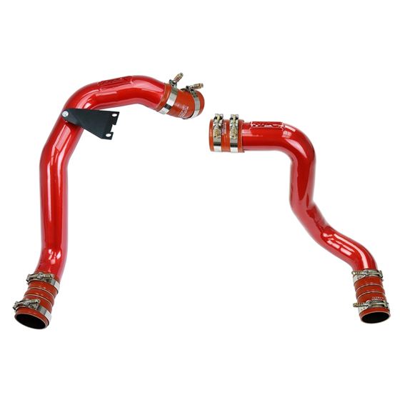 HPS Red Hot Cold Side Charge Pipe with Intercooler